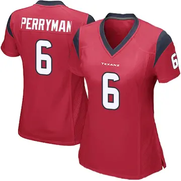 Denzel Perryman Men's Nike White Houston Texans Vapor Untouchable Custom Elite Jersey