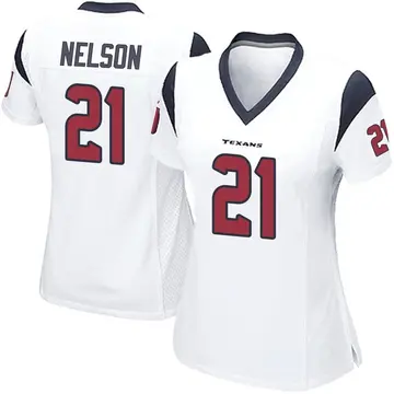 Men's Nike Steven Nelson Navy Houston Texans Game Player Jersey