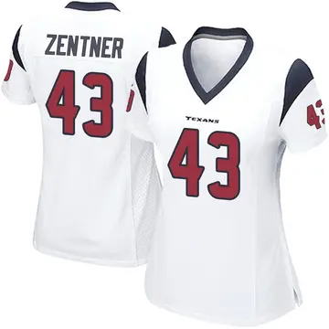 Men's Nike Ty Zentner Navy Houston Texans Team Game Jersey