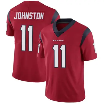 Cameron Johnston Men's Nike White Houston Texans Vapor Untouchable Custom Elite Jersey