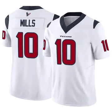 Men's Houston Texans Davis Mills Nike Navy Game Jersey