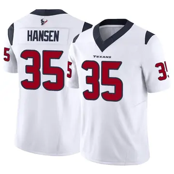 Jake Hansen Men's Nike Red Houston Texans Alternate Custom Game Jersey Size: 3XL