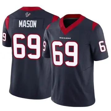 Men's Nike Shaq Mason Navy New England Patriots Game Jersey